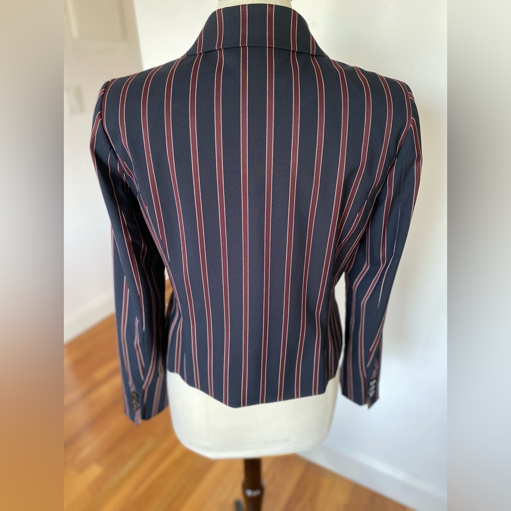 Worth Striped Navy Blazer - Picture 2 of 5